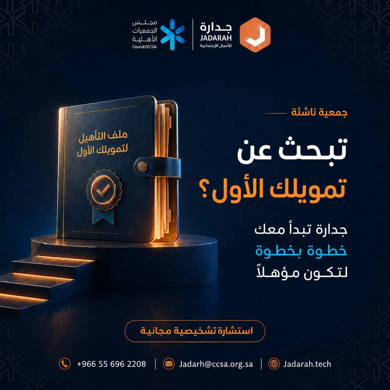 ملف التأهيل لتمويلك الأول | جدارة