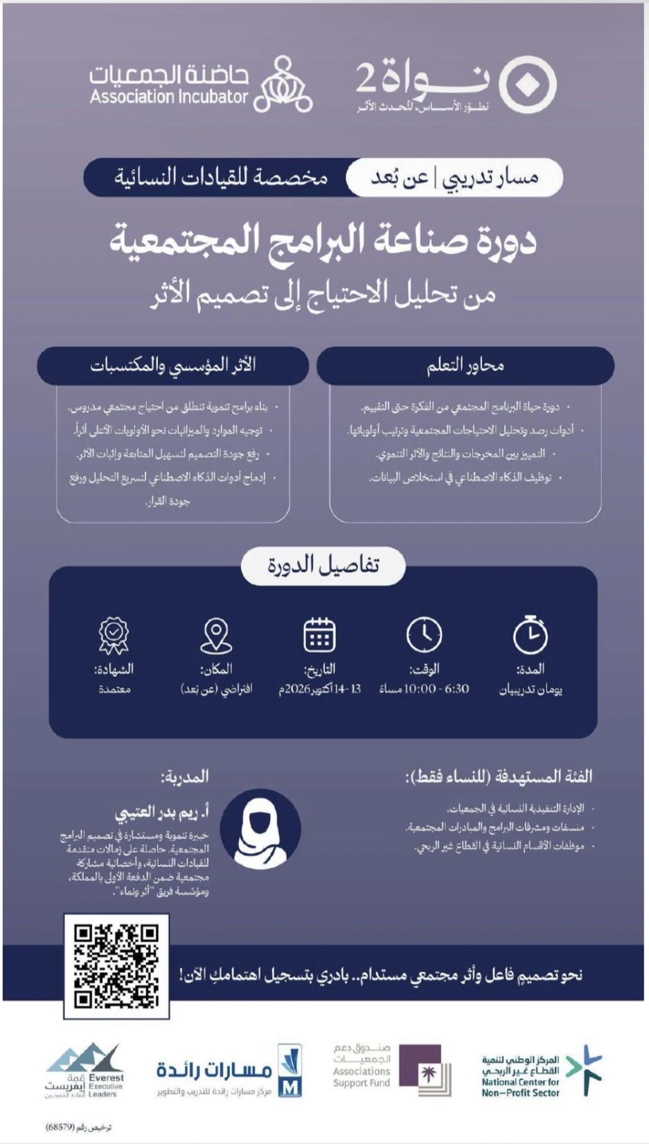 دورة صناعة البرامج المجتمعية
