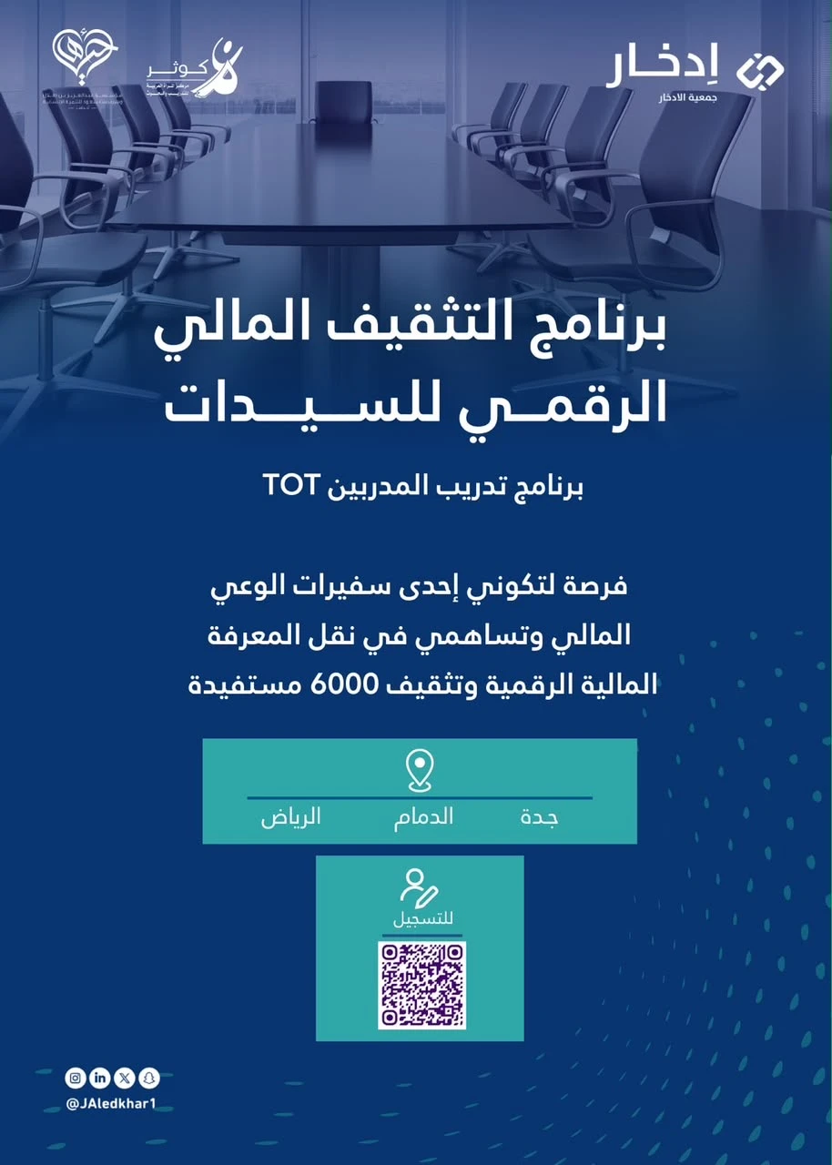 برنامج التثقيف المالي الرقمي للسيدات